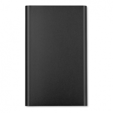 Logo trade promotional gifts image of: Flat power bank 4000 mAh