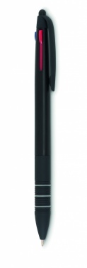 Logotrade corporate gift image of: 3 colour ink pen with stylus