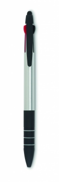 Logo trade promotional products picture of: 3 colour ink pen with stylus