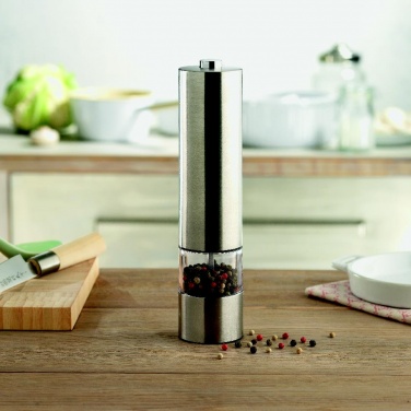 Logo trade corporate gifts image of: Electric salt or pepper mill