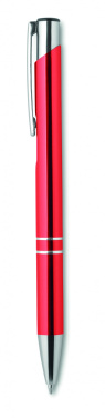 Logotrade promotional gift picture of: Push button aluminium pen BERN