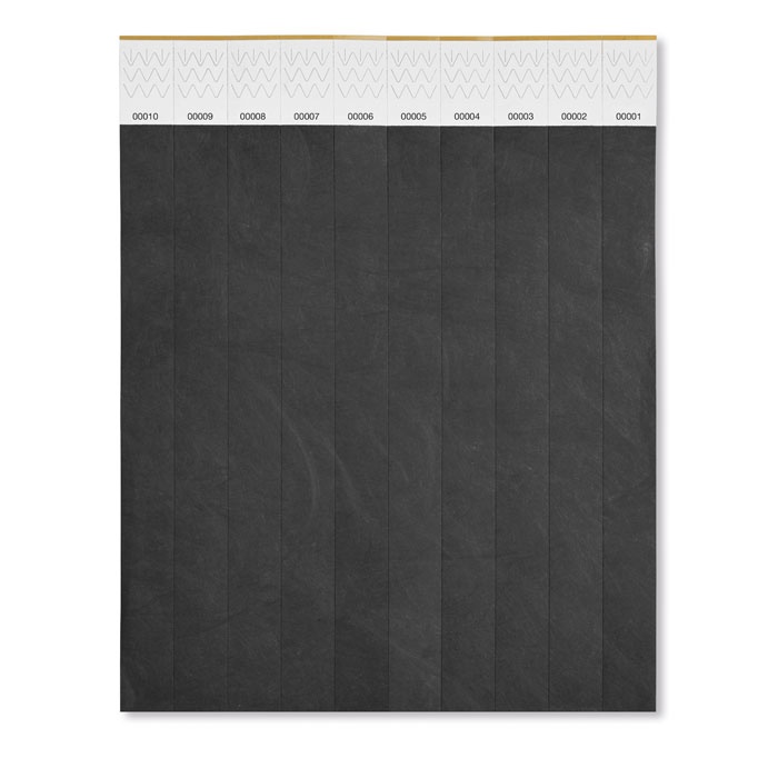 Logo trade business gift photo of: One sheet of 10 wristbands