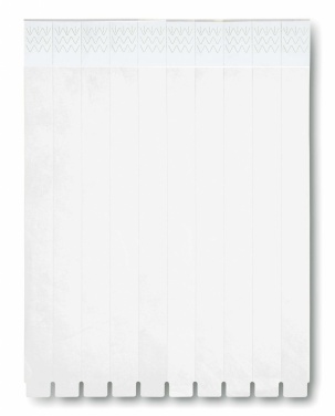 Logo trade corporate gifts image of: One sheet of 10 wristbands