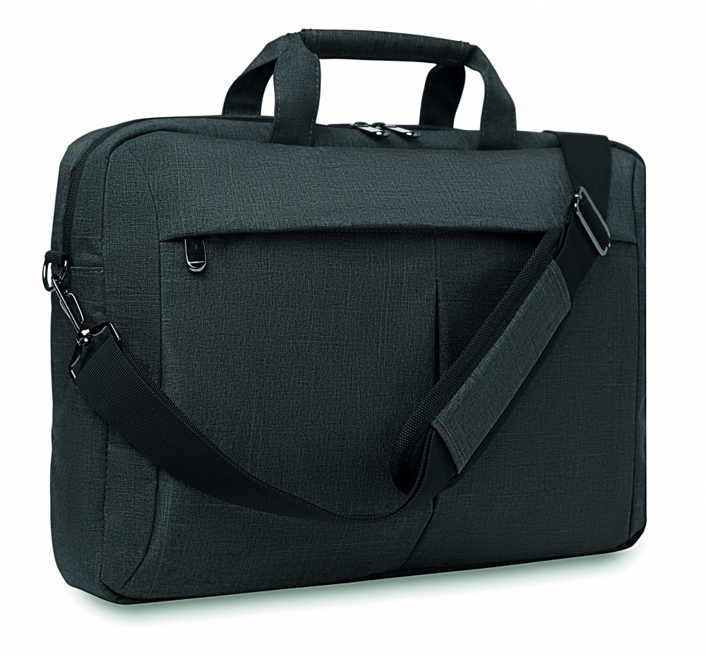 Logo trade promotional merchandise picture of: Laptopbag in 360D polyester