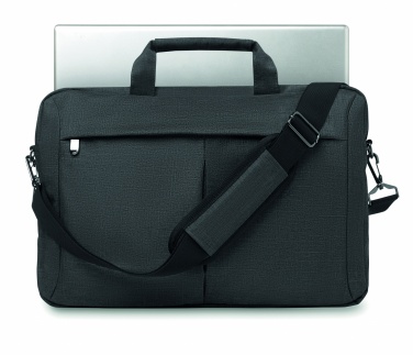 Logo trade promotional giveaways picture of: Laptopbag in 360D polyester