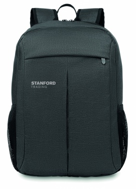 Logo trade promotional giveaways picture of: Backpack in 360d polyester