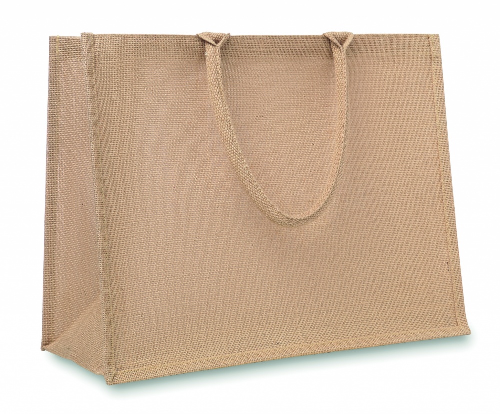 Logo trade corporate gifts image of: Jute shopping bag