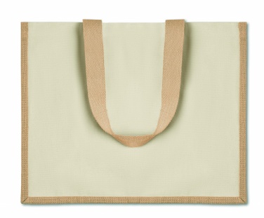 Logo trade promotional product photo of: Jute and canvas shopping bag