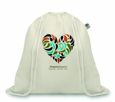 Logo trade promotional giveaways picture of: 105gr/m² organic cotton bag