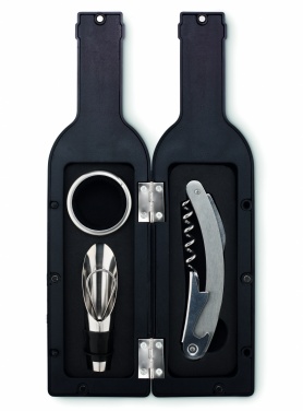 Logo trade promotional gift photo of: Bottle shape wine set