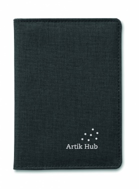 Logo trade promotional giveaways image of: 2 Tone passport holder