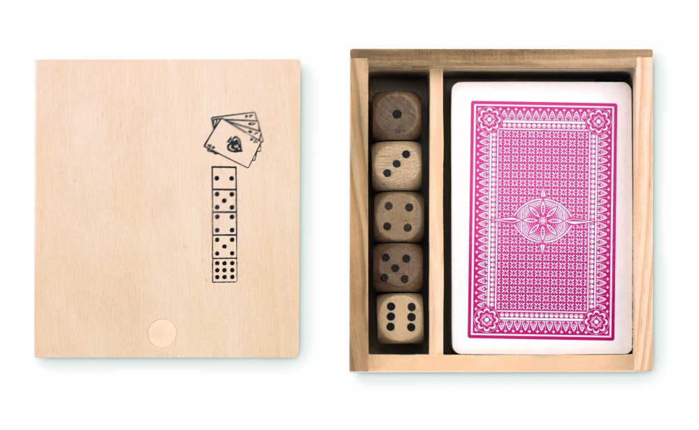 Logotrade promotional giveaway picture of: Cards and dices in box