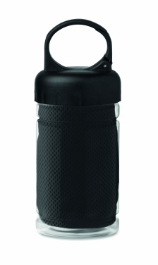 Logo trade advertising products image of: Cooling towel in PET bottle