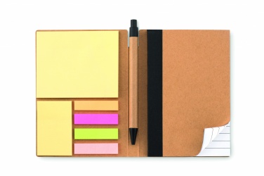Logotrade promotional items photo of: Notebook w/pen & memo pad