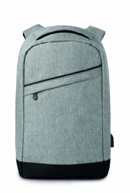 Logotrade promotional giveaways photo of: 2 tone backpack incl USB plug