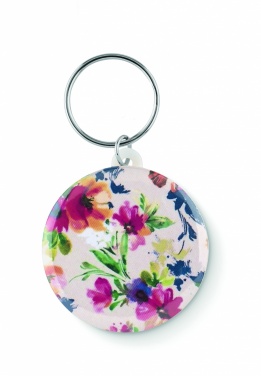 Logo trade promotional gift photo of: Small pin button key ring Tukums