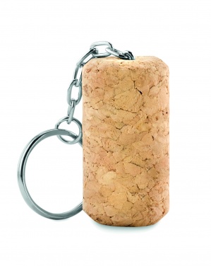 Logotrade promotional item image of: Wine cork key ring Sigulda