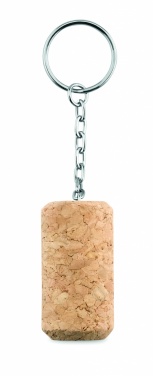 Logo trade promotional products image of: Wine cork key ring Sigulda