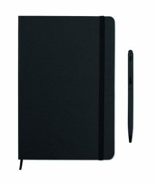 Logotrade corporate gift picture of: A5 notebook w/stylus 72 lined