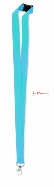 Logotrade promotional item picture of: Lanyard with metal hook 20 mm