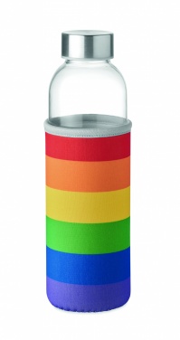 Logotrade corporate gifts photo of: Glass bottle in pouch 500ml