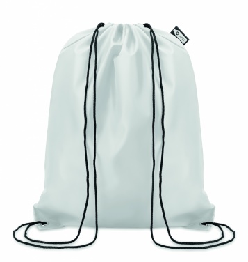 Logo trade promotional merchandise photo of: 190T RPET drawstring bag