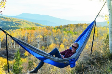 Logo trade corporate gifts image of: Hammock with mosquito net