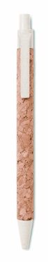 Logo trade promotional merchandise image of: Cork/ Wheat Straw/ABS ball pen