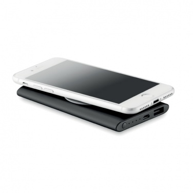 Logo trade promotional merchandise picture of: Wireless Power bank 4000mAh