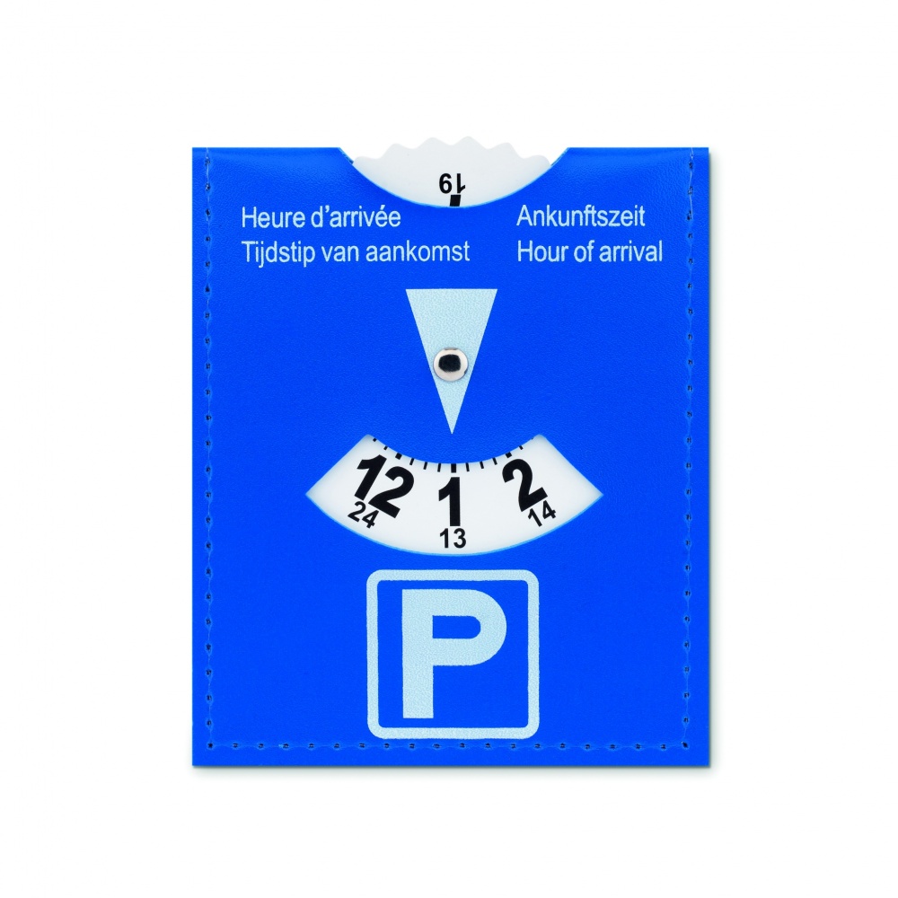Logo trade business gifts image of: Parking card in PVC