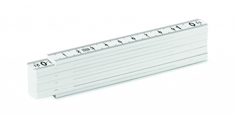Logo trade promotional gifts image of: Folding ruler 1m