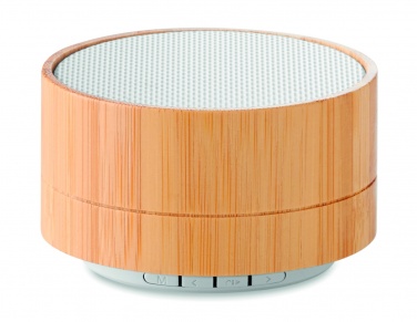 Logotrade promotional merchandise picture of: 3W Bamboo wireless speaker