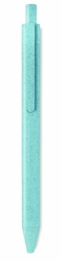 Logo trade promotional gifts picture of: Wheat Straw/ABS push type pen