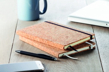 Logotrade promotional gift picture of: A5 cork notebook 96 lined