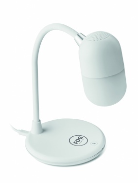 Logotrade promotional item image of: Wireless charging lamp speaker