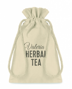 Logo trade corporate gifts picture of: Small Cotton draw cord bag