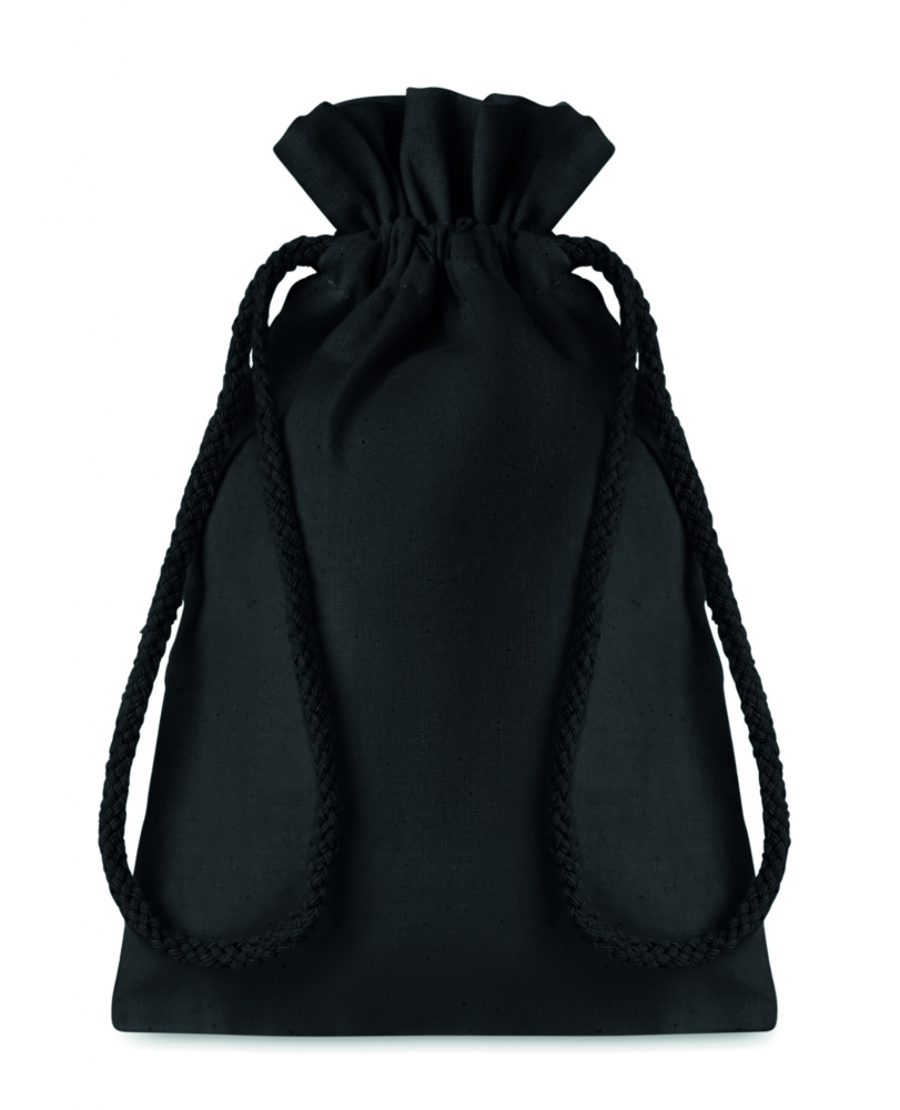 Logo trade corporate gifts image of: Small Cotton draw cord bag