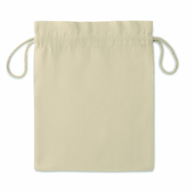 Logo trade promotional gifts image of: Medium Cotton draw cord bag