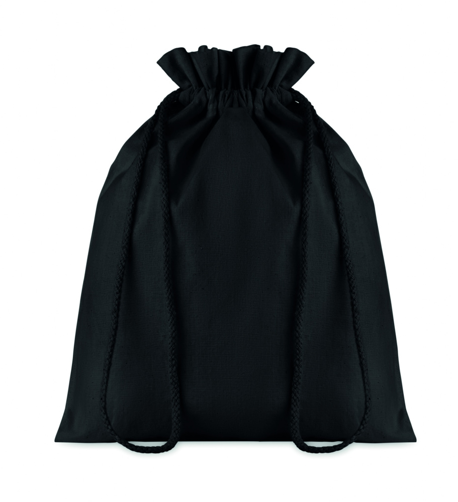 Logo trade corporate gifts picture of: Medium Cotton draw cord bag