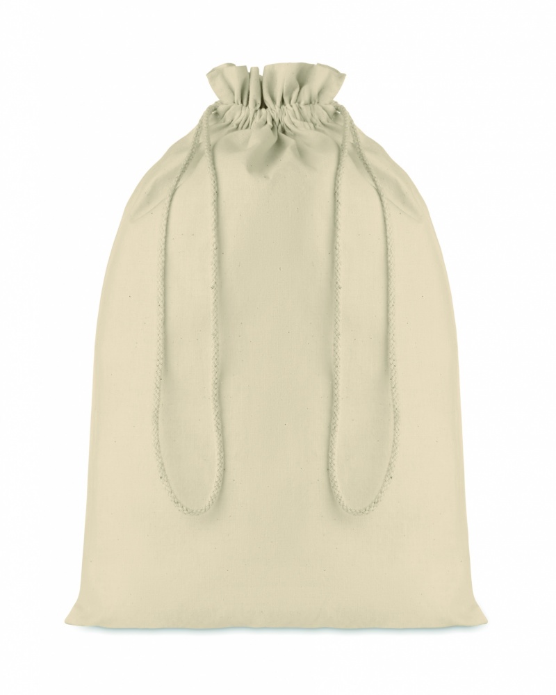Logotrade promotional merchandise photo of: Large Cotton draw cord bag 30 x 47 cm