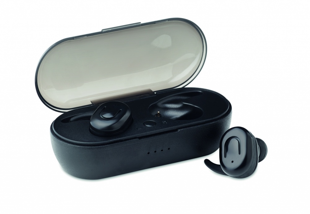 Logotrade promotional gift image of: TWS earbuds with charging box
