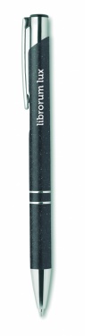 Logo trade promotional gifts picture of: Wheat Straw/ABS push type pen