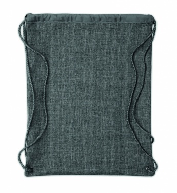 Logotrade promotional items photo of: 1200D heathered drawstring bag