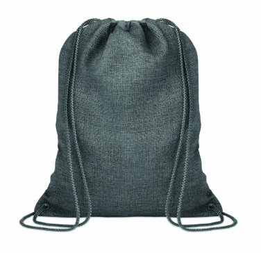 Logotrade promotional items photo of: 1200D heathered drawstring bag