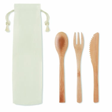 Logotrade promotional giveaway picture of: Bamboo cutlery set
