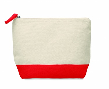 Logotrade promotional items photo of: Bicolour cotton cosmetic bag