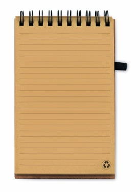 Logotrade advertising products photo of: A6 Cork notepad with pen