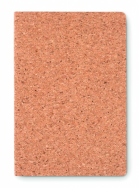 Logo trade corporate gifts image of: A5 cork notebook 96 lined