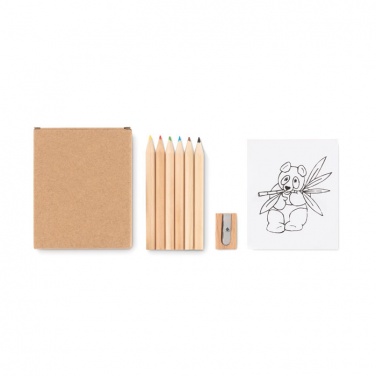 Logo trade business gifts image of: Colouring set