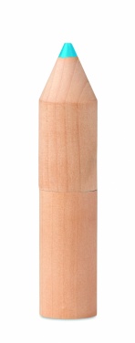Logo trade promotional gifts picture of: 6 pencils in wooden box
